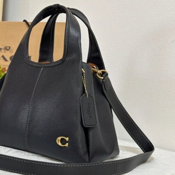 Coach Black Leather Satchel😎😎😎 - Picture 5 of 5